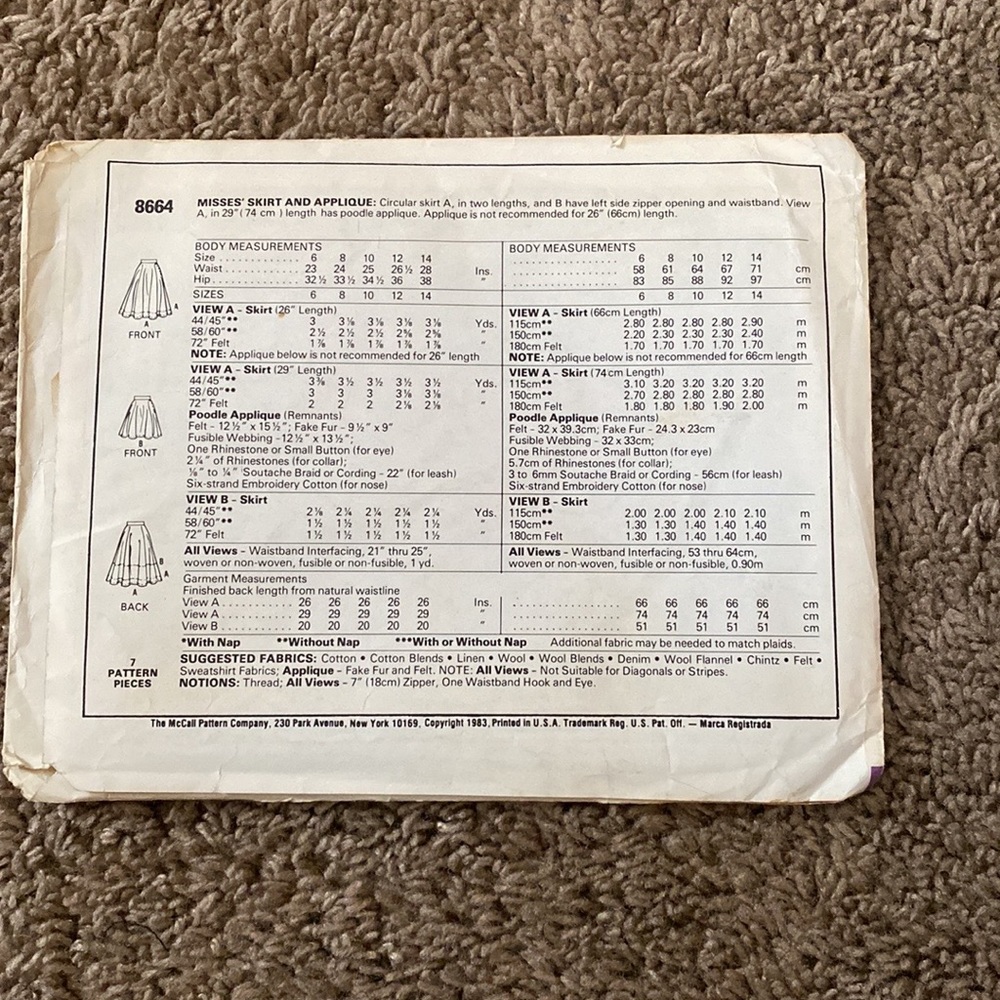 Vintage Lot of Sewing Patterns Lot #2 - Picture 3 of 9